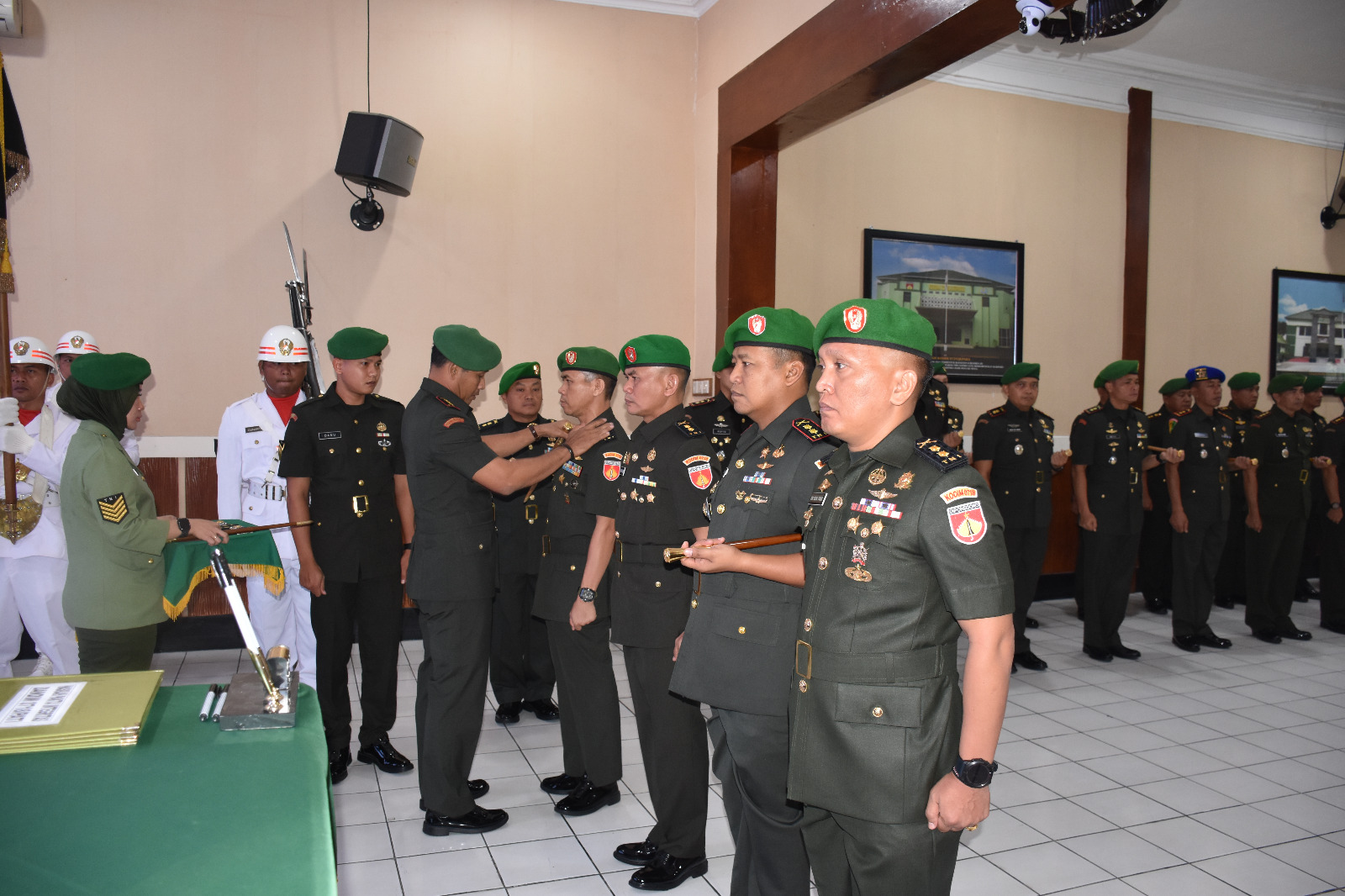 Danrem 073/Mkt Pimpin Upacara Sertijab Dua Dandim Jajaran